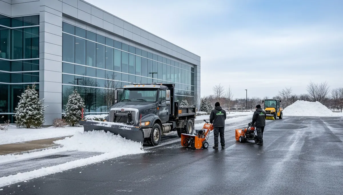 Snow removal service in Thornton, CO for driveways, walkways, and commercial properties